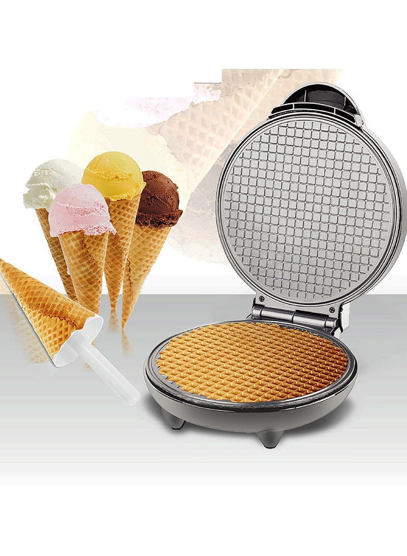 general Home breakfast egg roll machine ice cream roll machine electric baking pan crepe maker ice cream crust spring roll machine British plug - Image 1