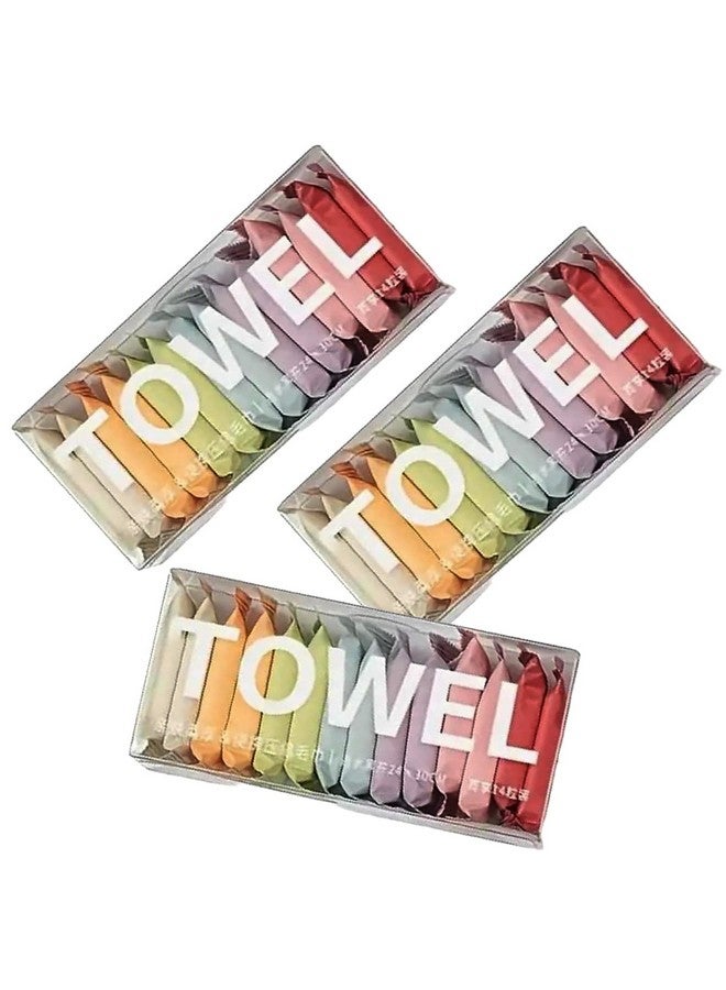 HEXONIQ® Compressed Towel Tablets, Mini Portable Magic Towels for Travel, Home, Outdoor Activities - Pack of 42 - Image 1