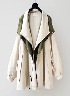 Mid Length Trench Coat for Women Spring and Autumn Wear Casual and Popular Work Clothes Fashionable Long Sleeved Jacket