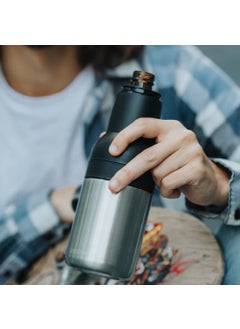 YELONA YELONA Frosty Beer BottleCan Cooler Insulated Stainless Steel with Bottle Opener for 330ml 500ml Cans 330ml Pints SilverPack of 2  - Image 4