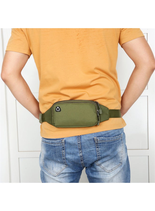 Generic Oxford Cloth Outdoor Sports Mobile Phone Waist Bag Work Wear-resistant Construction Site Men's Waterproof 2024 Crossbody Women's New-Color:Khaki - Image 4