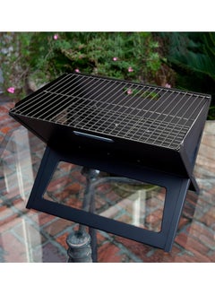 Raxoom Notebook BBQ Grill 3.5mm Cooking Bars Instant Foldable & Easy Portability For Outdoor Barbecues Camping  - Image 1