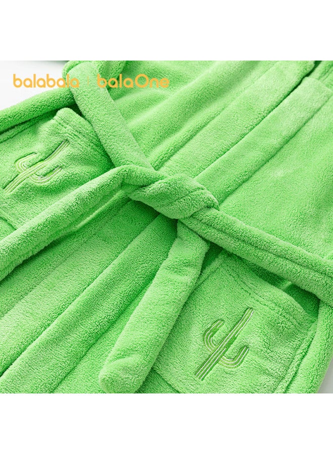 Balabala Balaone Kids Hooded Bathrobe Cartoon Milk Velvet Home Bath Towel For Boys And Girls 208925191201