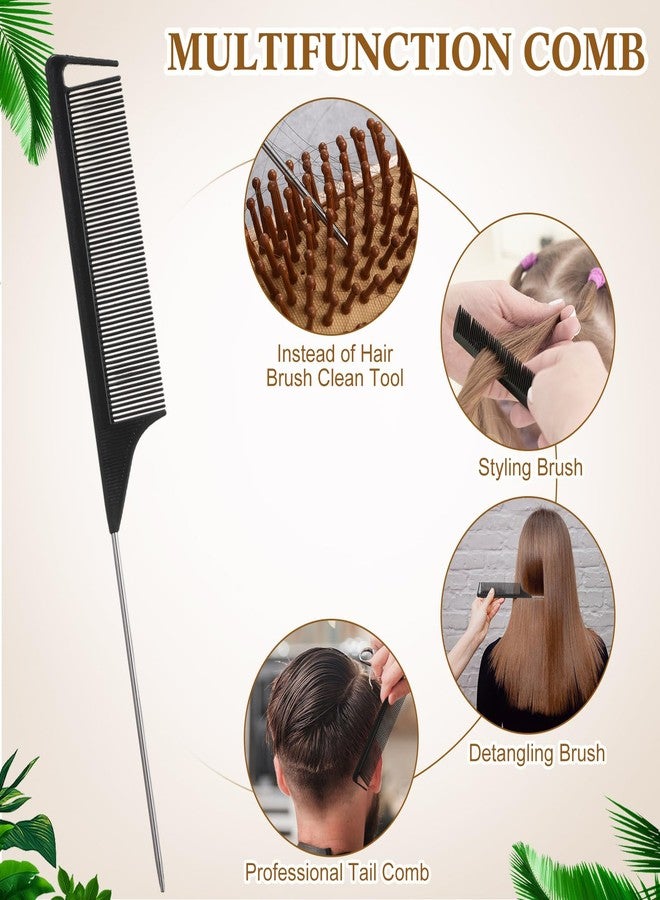 Meanplan 40 Pack Bamboo Hair Brush Bulk Mini Wood Hairbrushes for Women Hair Growth Detangle Tail Comb Paddle Hairbrush for Massaging Scalp Women Men Wedding(Square Head) - Image 5
