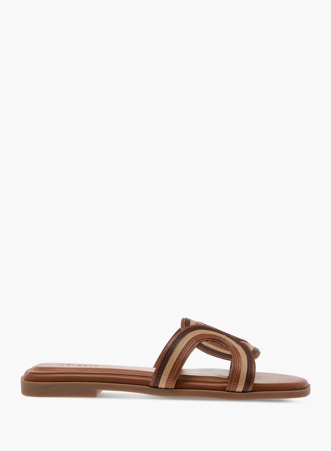 Celeste Women's Stitch Detail Slip-On Sandals  - Image 3