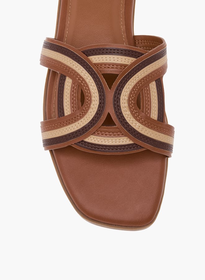 Celeste Women's Stitch Detail Slip-On Sandals  - Image 4