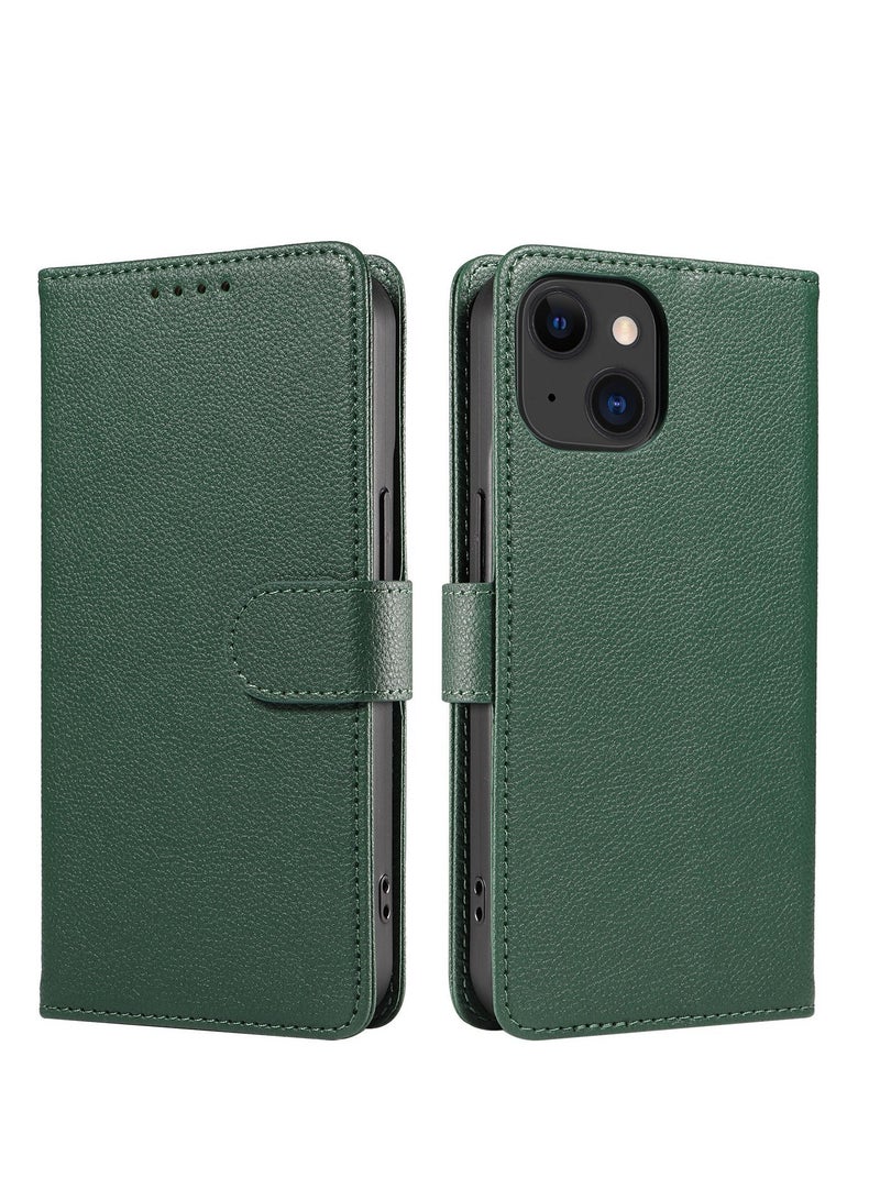 general iPhone 15/15 Plus/15 Pro/15 Pro Max Case PU Leather Wrist Strap Wallet Case Card Holder Shockproof Flip Cover  - Image 1
