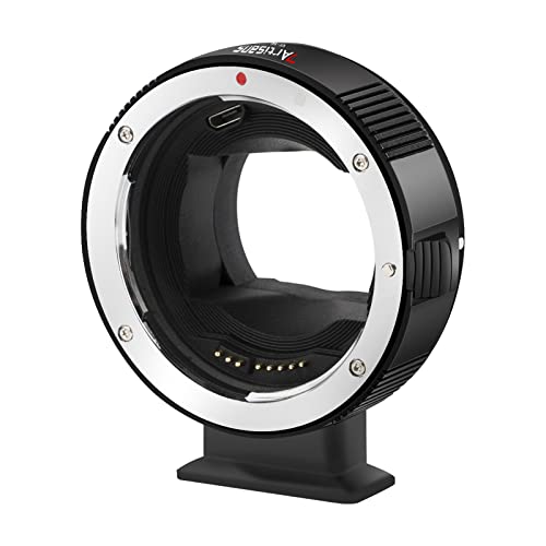7artisans EF-SE Lens Adapter Auto-Focus Lens Speedbooster Converter Ring Compatible for Canon EF/EF-SE Lens and Sony E-Mount Camera for Sony A6400, A7M3, A7M4, ZVE10, Black - Image 1