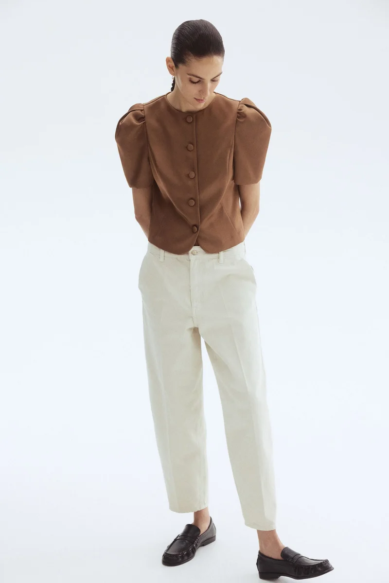 H&M Barrel High Ankle Jeans