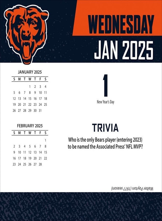 Turner Licensing Turner Sports Chicago Bears 2025 Box Calendar (25998053033) - Image 2