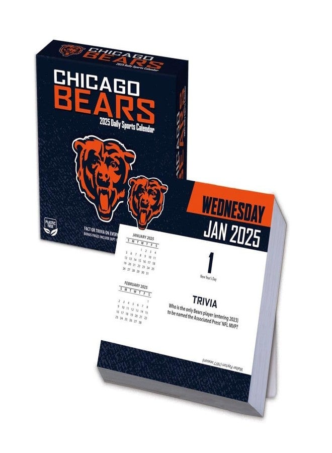Turner Licensing Turner Sports Chicago Bears 2025 Box Calendar (25998053033) - Image 1