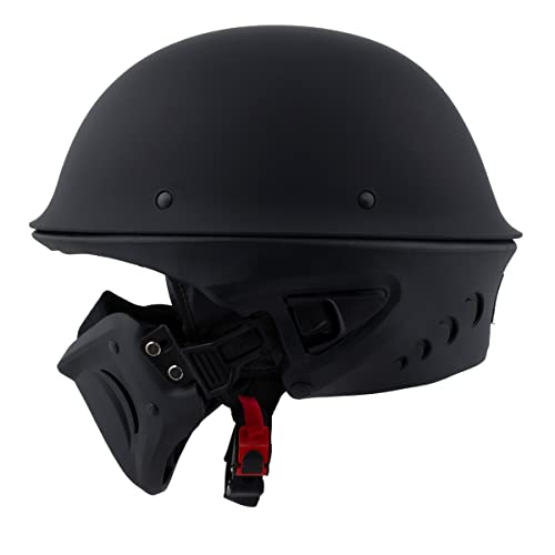 Milwaukee Helmets Open Face 3/4 Motorcycle Biker Rider Helmets MPH98XX - Small - Image 5