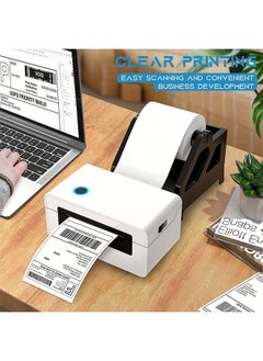 Generic 4x6 Inch Direct Thermal Labels, Thermal Shipping Labels With Perforated, Commercial Grade, For Thermal Printer, 500 Labels 1 Roll 100mm*150mm  - Image 2