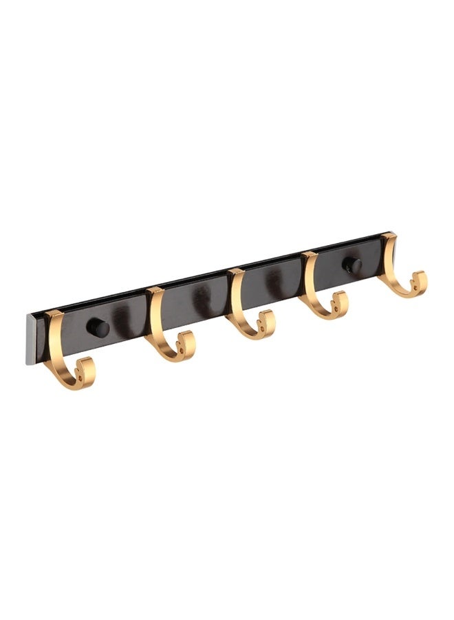 Wall Hook Gold/Black 45x3x4cm - Image 1