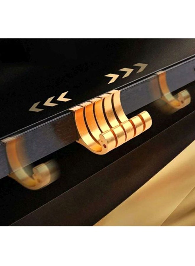 Wall Hook Gold/Black 45x3x4cm - Image 4