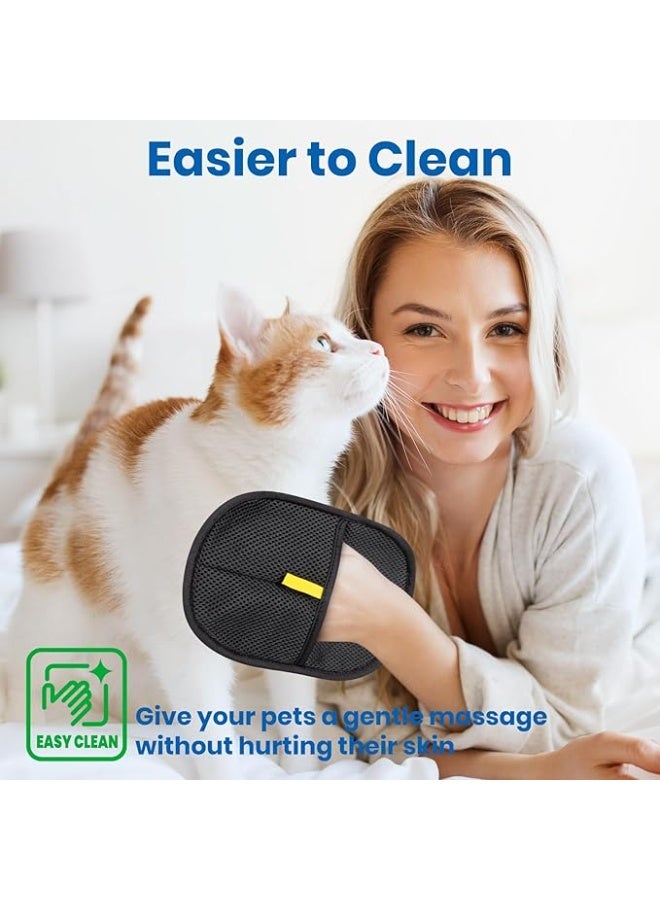 2Pcs Pet Hair Removal Glove, Electrostatic Gloves Pet Hair, Reusable Cat Hair Remover Glove, Upgraded Hair Removal Tool - Image 5