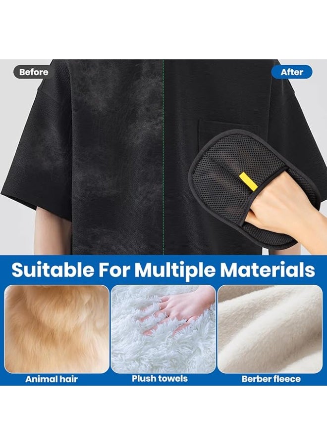 2Pcs Pet Hair Removal Glove, Electrostatic Gloves Pet Hair, Reusable Cat Hair Remover Glove, Upgraded Hair Removal Tool - Image 3