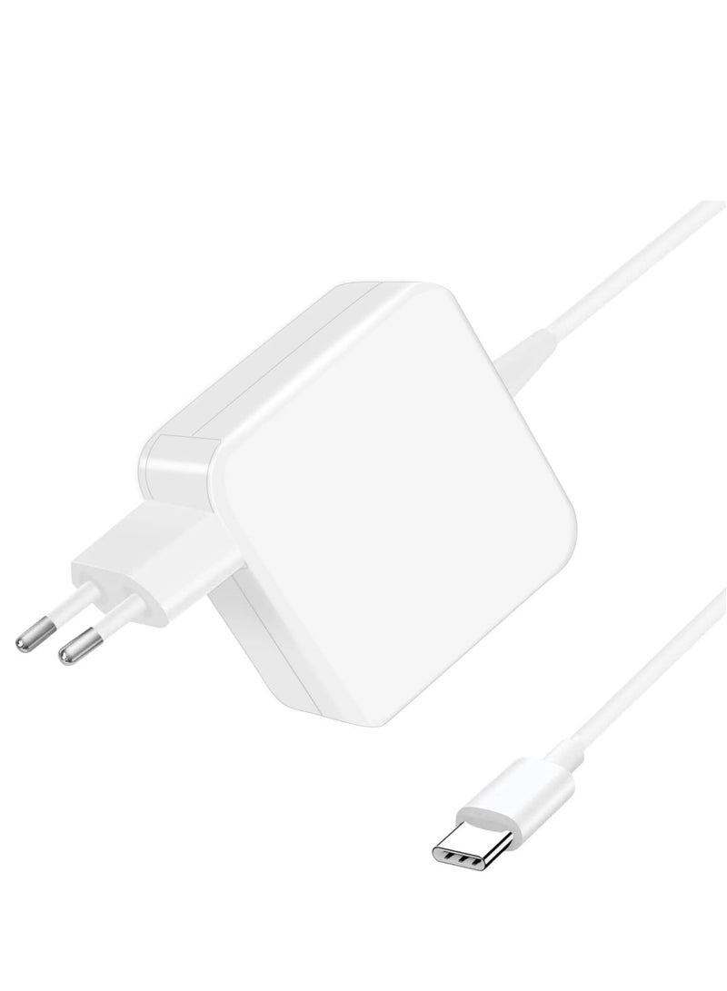 61W USB Type C Power Supply Charger for MacBook Pro HP Acer Asus Lenovo Dell Huawei Mate Smartphones Laptop AC Adapter White - Image 1