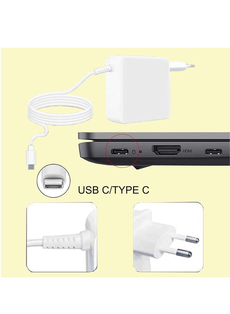 61W USB Type C Power Supply Charger for MacBook Pro HP Acer Asus Lenovo Dell Huawei Mate Smartphones Laptop AC Adapter White - Image 5
