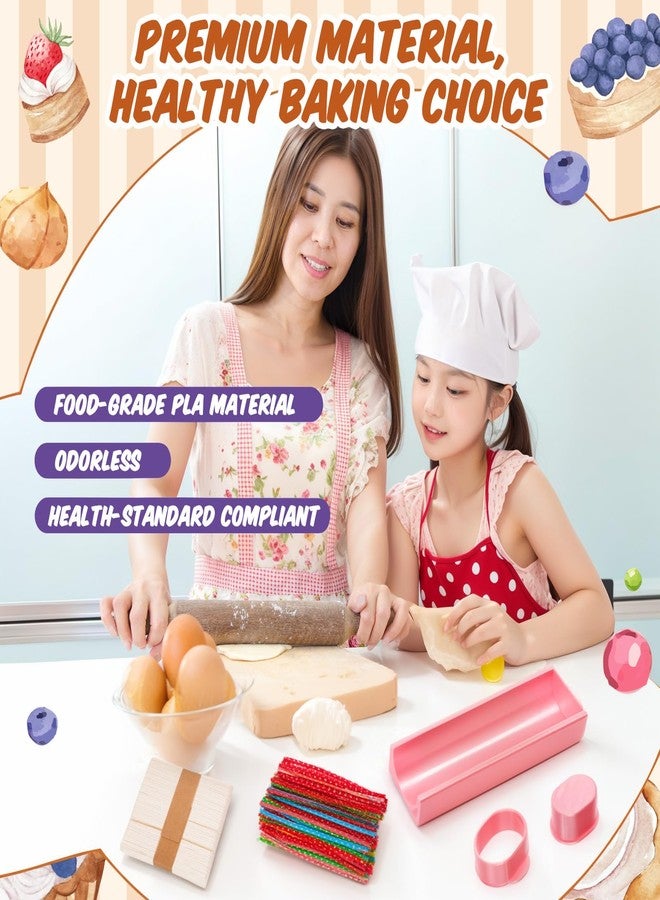Yiyiring Cakesicle Cutter, Cakesicle Mold Set with 9in Tray, Cake Pop Mold with 100 Sticks, 100 Bags and 100 Ribbons, Baking Tools for Easter Home Birthday Parties Wedding Desserts - Image 3