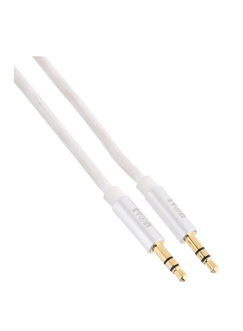 Ivon kx2114 aux audio cable - white - Image 3