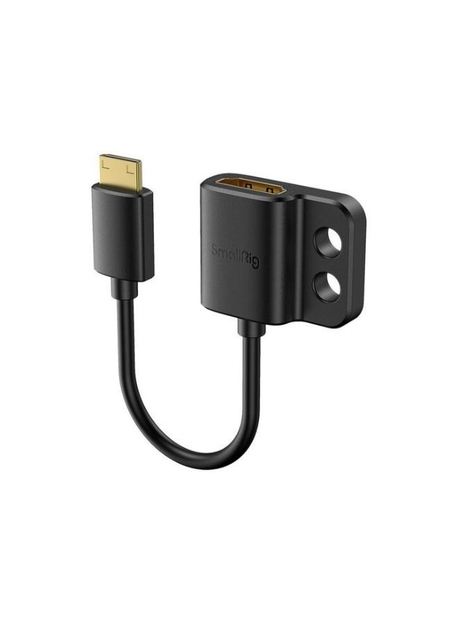 SMALLRIG ULTRA SLIM 4K HDMI ADAPTER Mini HDMI Male to Full HDMI Female (C TO A) 3020 - Image 2