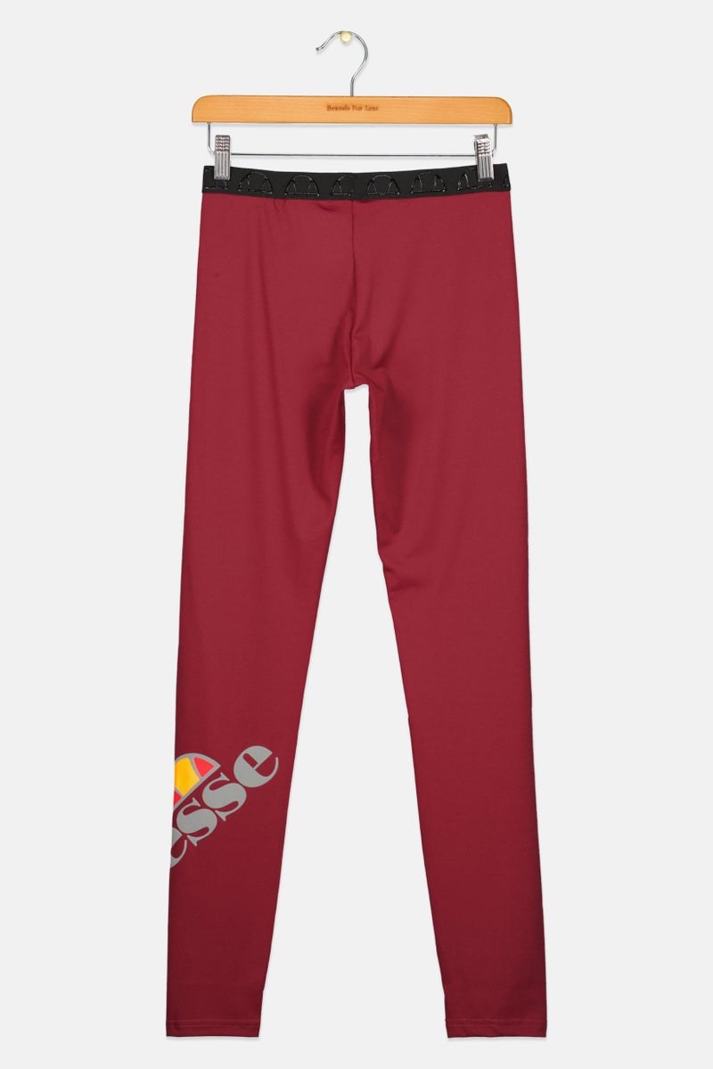 Ellesse Kids Girl Sportswear Fit Outdoor Legging, Maroon  - Image 2