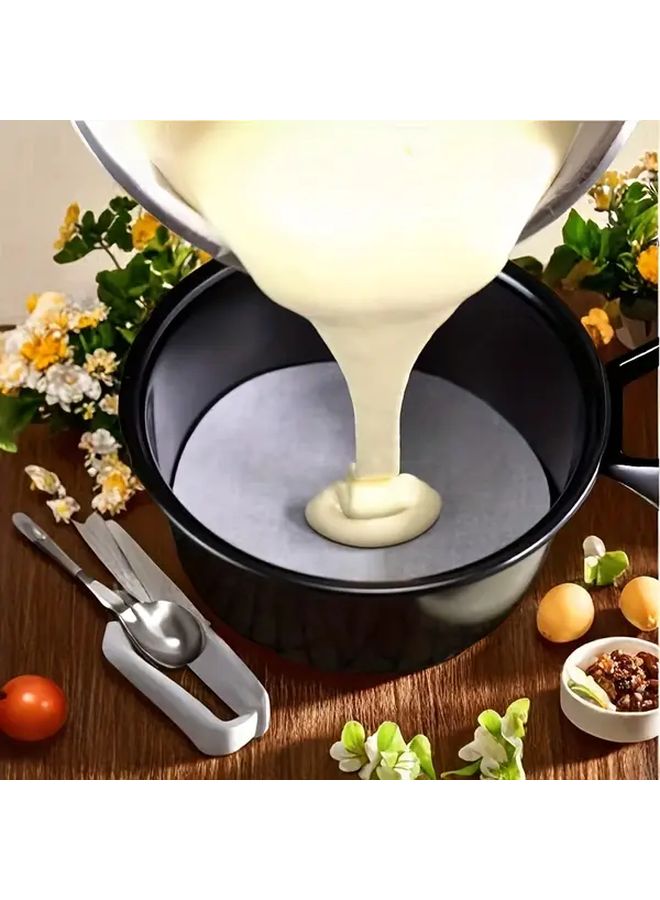 Non Stick Baking Parchment Paper 8 Inch 50 Sheets Round Air Fryer Liners - Image 5