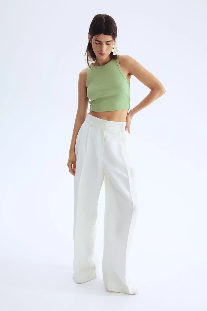 H&M Cropped vest top