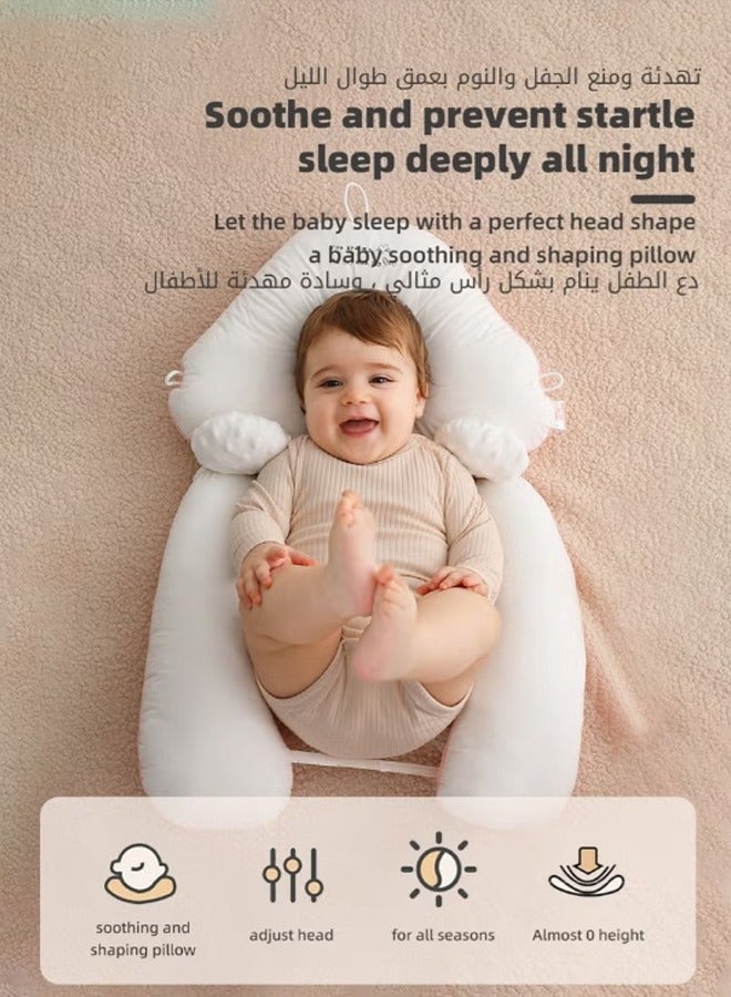 Superior Quality Newborn Baby Nursing Pillow Comfortable Lightweight Shaping Pillow for Toddler Boys and Girls Anti-Startle Design Infant Sleep Support Pillow  - Image 3