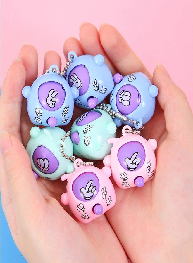 NUDFSY 16Pcs Rock Paper Scissors Keychain, Return Gifts For Kids, Return Gifts For Kids Age 8-12, Mini Toy With Key Ring Chain For Teens Adults Party Fun Entertainment - Image 3