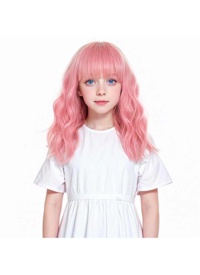 VERNA Pink Wig Kids Wigs Girls Pink Child Wig Kids Pink Wig for Kids Girls Pink Kids Wig with Bangs Short Pink Girls Wig for Cosplay Halloween Party Costume(12 Inches, Pink) - pzsku/ZADD429412295183D8199Z/45/_/1741330007/f3704c6f-9616-4120-9188-4db584de1569