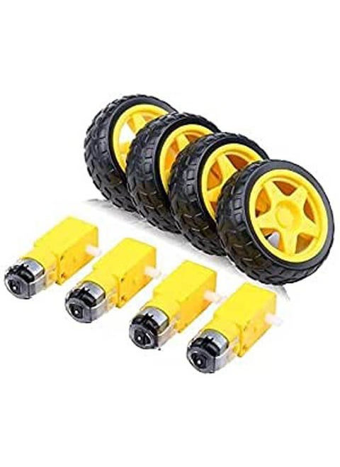 Dc Geared Motor With Wheel