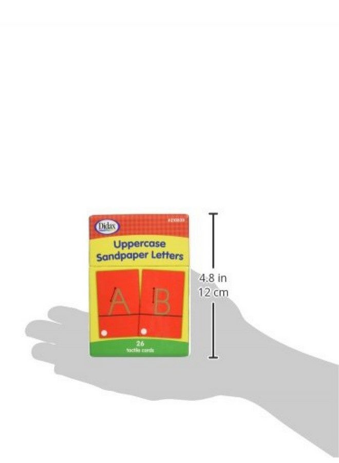 Didax Sandpaper Letters Boxed Set - 54 Tactile Alphabet Cards for Grades Pre-K to 1st - Uppercase & Lowercase Letter Resources for Learning - Image 4