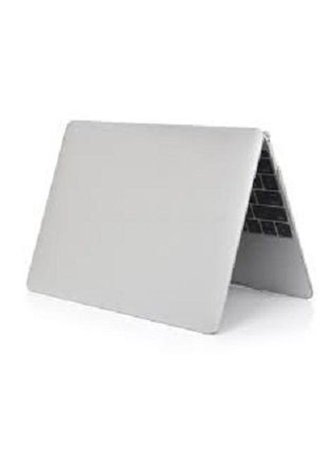 NIBEMINENT Hard Rubberized Case Cover For Apple MacBook Pro Retina 12-Inch White - Image 2