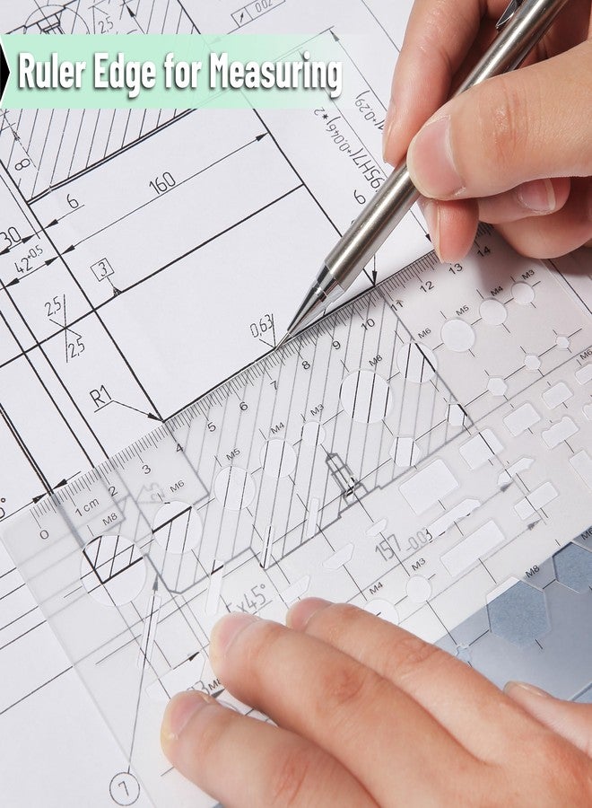 Mr. Pen- Geometric Drawing Template, Plastic Template, Shape Stencils, Geometric Stencils - Image 5