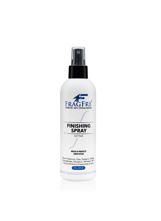 FRAGFRE Hair Finishing Spray 8 Oz Flexible Soft Hold Hair Spray For Sensitive Skin Fragrance Free Hypoallergenic Parabens Free Non Irritating Quick Dry Denatured Alcohol Gluten Free Vegan  - Image 2