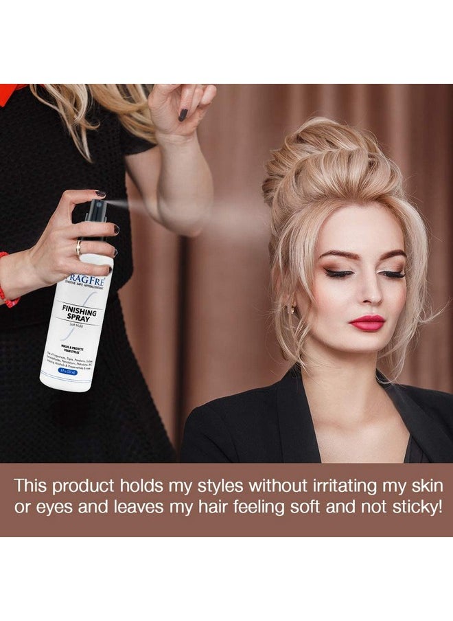 FRAGFRE Hair Finishing Spray 8 Oz Flexible Soft Hold Hair Spray For Sensitive Skin Fragrance Free Hypoallergenic Parabens Free Non Irritating Quick Dry Denatured Alcohol Gluten Free Vegan  - Image 4