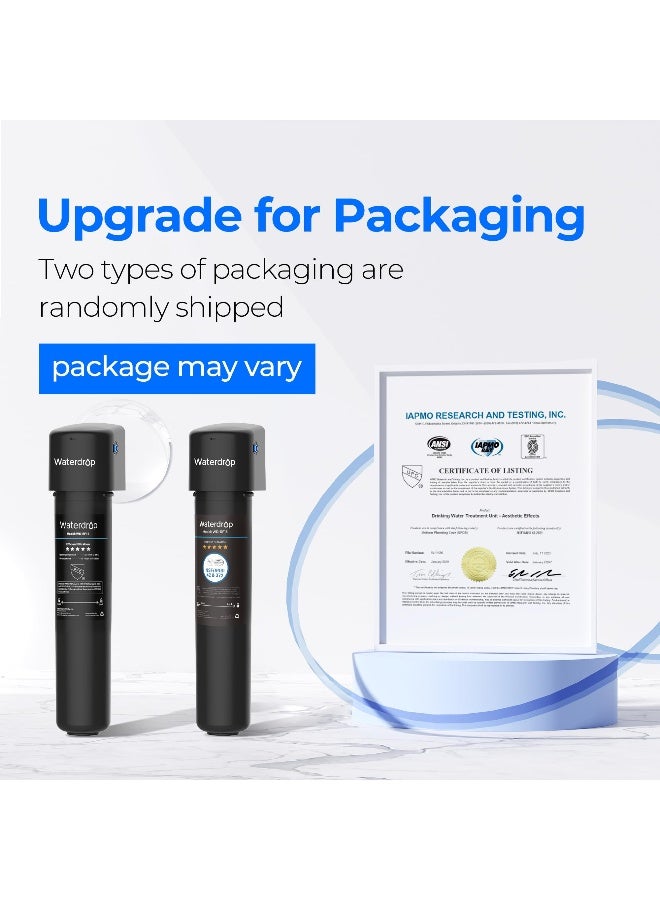 Waterdrop 15UA Under Sink Water Filter System Reduces Lead Chlorine Bad Taste Odor Under Counter Water Filter Direct Connect to Kitchen Faucet NSFANSI 42 Certified 16000 Gallons USA Tech - Image 3