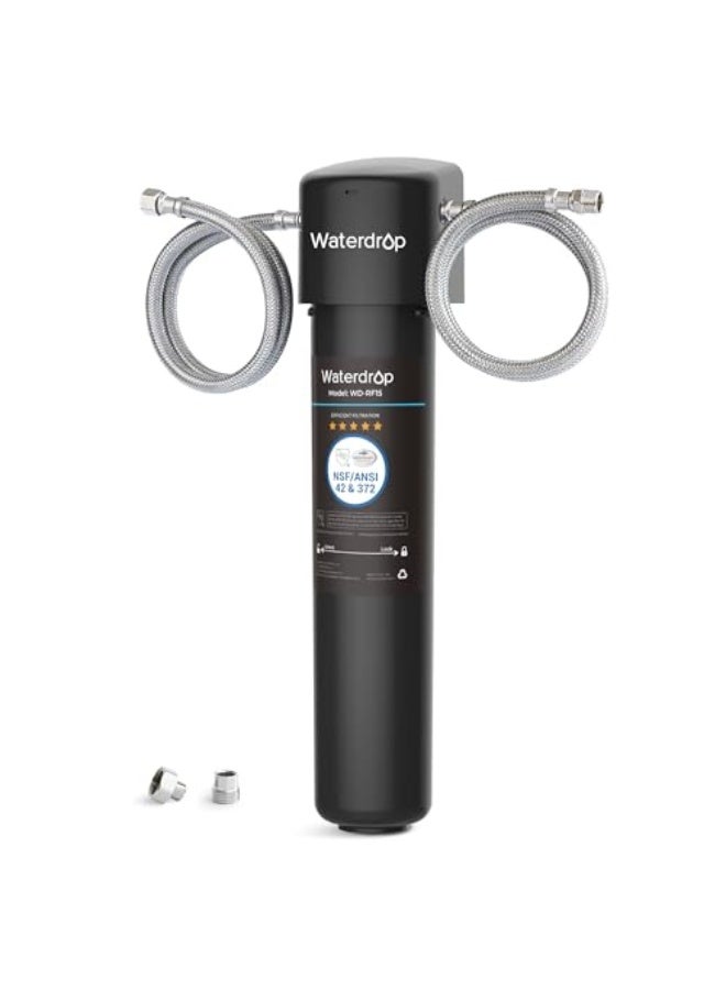 Waterdrop 15UA Under Sink Water Filter System Reduces Lead Chlorine Bad Taste Odor Under Counter Water Filter Direct Connect to Kitchen Faucet NSFANSI 42 Certified 16000 Gallons USA Tech - Image 1