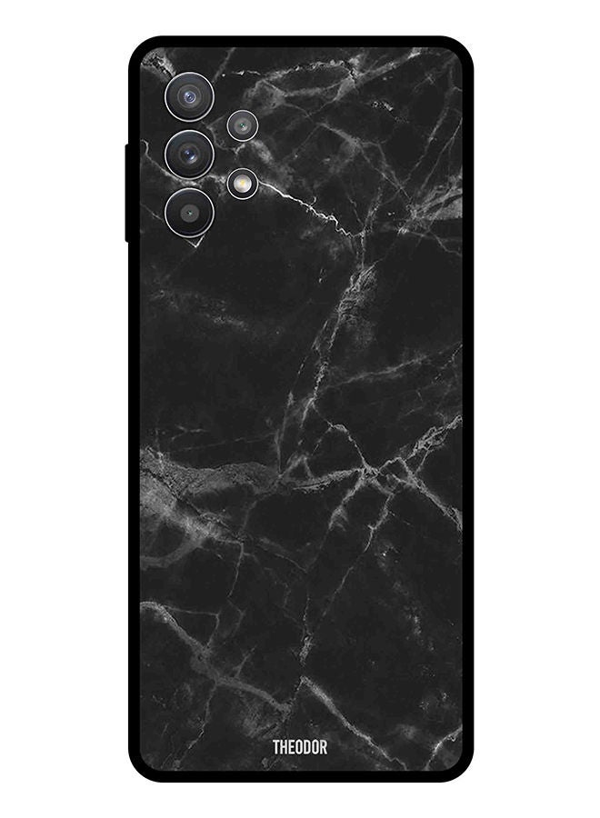 Theodor غطاء حماية لجهاز سامسونج جالاكسي A32 5G رخام أسود - Image 1