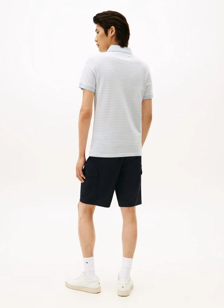 تومي هيلفيغر بولو بقصة ضيقة من مجموعة 1985