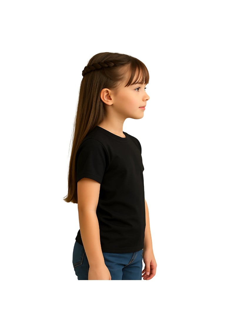 Christmas Initial Letter Printed Kids T-Shirts For Girls-Fun And Festive Holiday Gift For Your Little Guy-Gifts For Friends And Family - Image 5