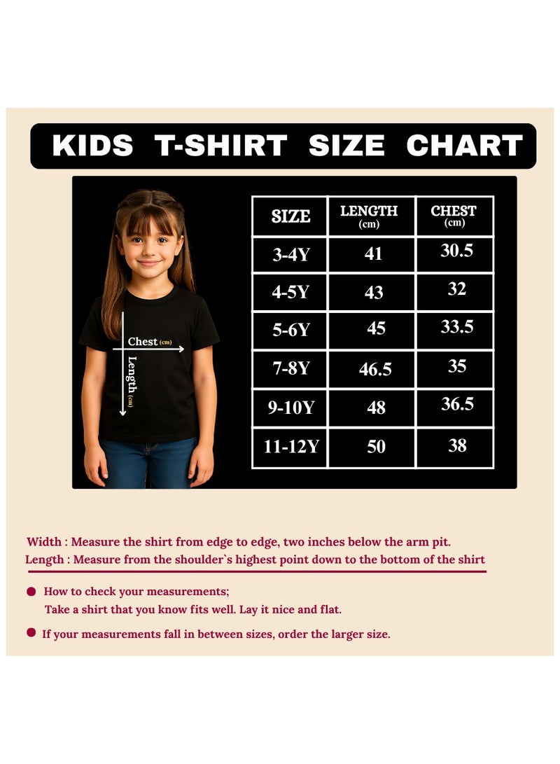 Christmas Initial Letter Printed Kids T-Shirts For Girls-Fun And Festive Holiday Gift For Your Little Guy-Gifts For Friends And Family - Image 2