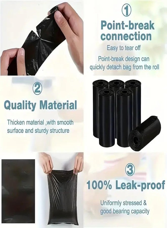 ELVORO Disposable Diaper Bags for Baby – 4 Rolls with 1 Dispenser | Scented, Leak-Proof & Biodegradable Nappy Disposal Bags for Travel, Wet Clothes & Pet Poop - Image 3