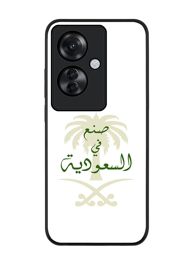 Stylizedd Rugged Black edge case for Oppo Reno11 F / Oppo F25 Pro 5G, Slim fit Soft Case Flexible Rubber Edges Anti Drop TPU Gel Thin Cover -  Made in Saudi - Image 1