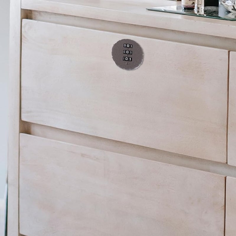 Tehaux 4 Digit Combination Lock for Locker Desk Drawer Mailbox Gym Office School Privacy - Image 4