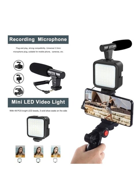 PK-773 Video-Making have 1 Microphone, Remote Control LED Light Stability Useful