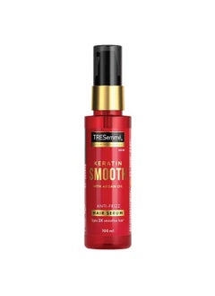 Tresemme Keratin Smooth Antifrizz Hair Serum 100Ml With Argan Oil For 2X Smoother Hair And Long Lasting Frizz Control Upto 48H Even In 80% Humidity  - Image 2