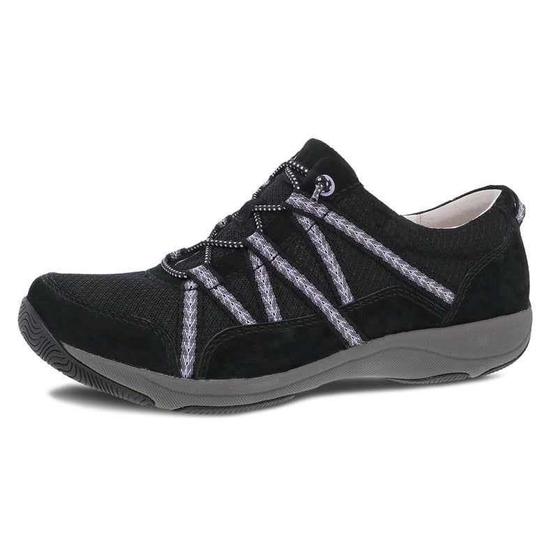 Dansko Harlyn Lightweight Sneaker for Women - Stain Resistant Leather and Nylon Uppers and Arch Support in Flexible Style Blue 5.5-6 M US - Image 1